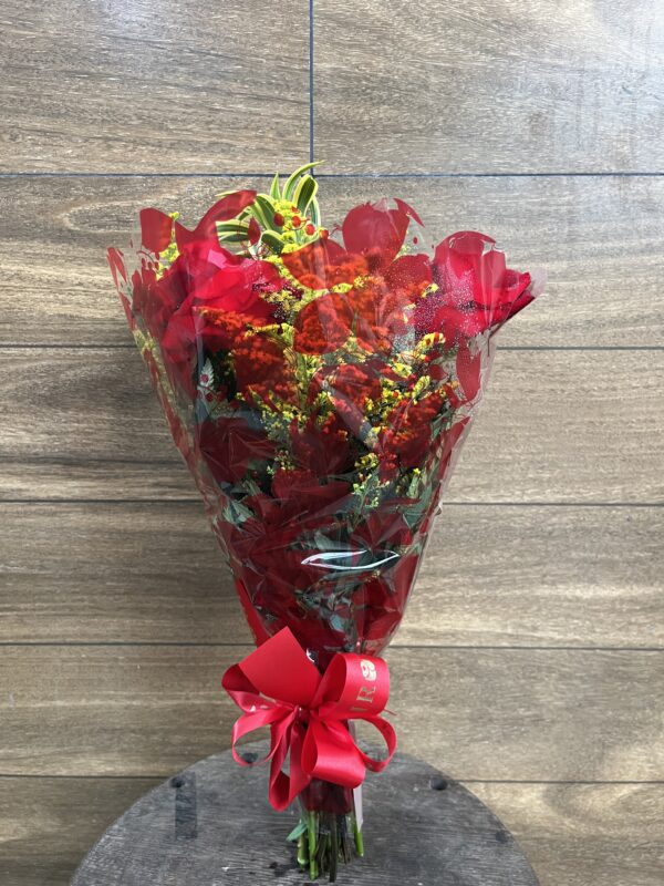 Ramalhete 3 rosas vermelha - Imagem 2