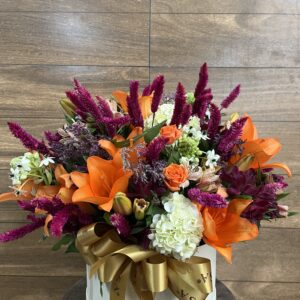 BOX Misto Lírio Laranja e Hortênsia