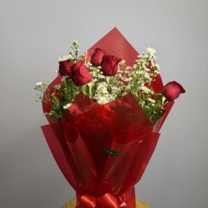 Buquê Meia dúzia Rosa Nacional