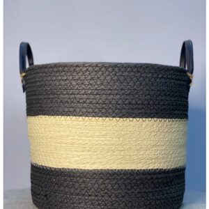 Cesto Etnias Palha e Azul