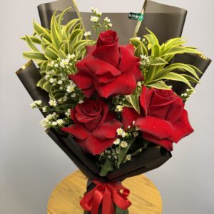 Buquê 3 Rosas Importadas