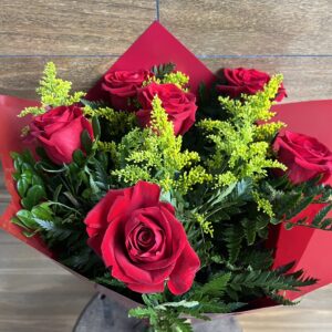 Buquê Meia Dúzia Rosa Nacional