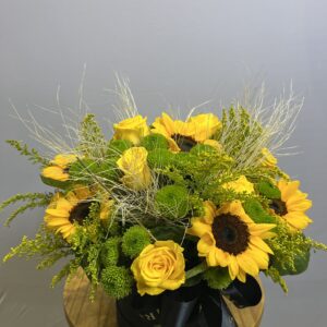 Box M Girassóis & Rosas Amarelas