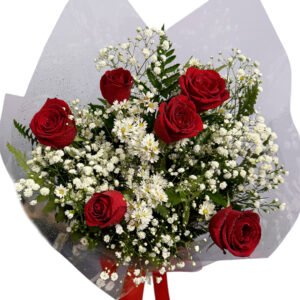 Buquê 6 Rosas Nacionais