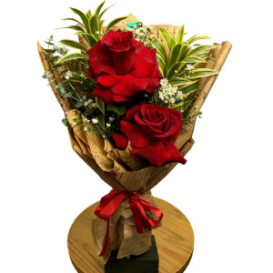 Ramalhete 2 Rosas Vermelhas