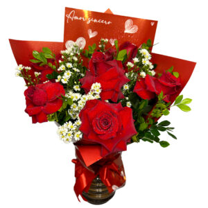 Buquê 6 Rosas Colombiana
